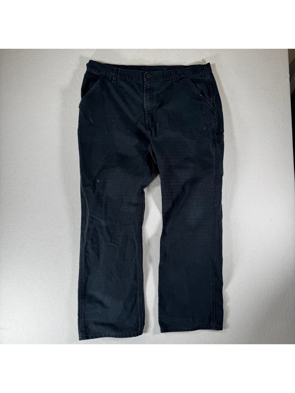 Vintage Carhartt EB011 Black Carpenter Work Pants Size Waist 40x32